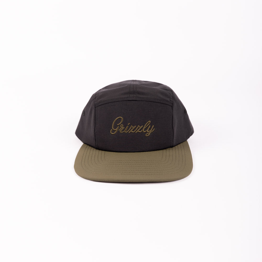 GORRA FIVE PANEL SCRIPT BLACK OLIVE