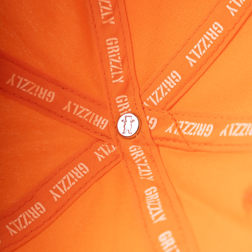 GORRA DAD HAT OUTLINE OG MINI BEAR ORANGE WHITE