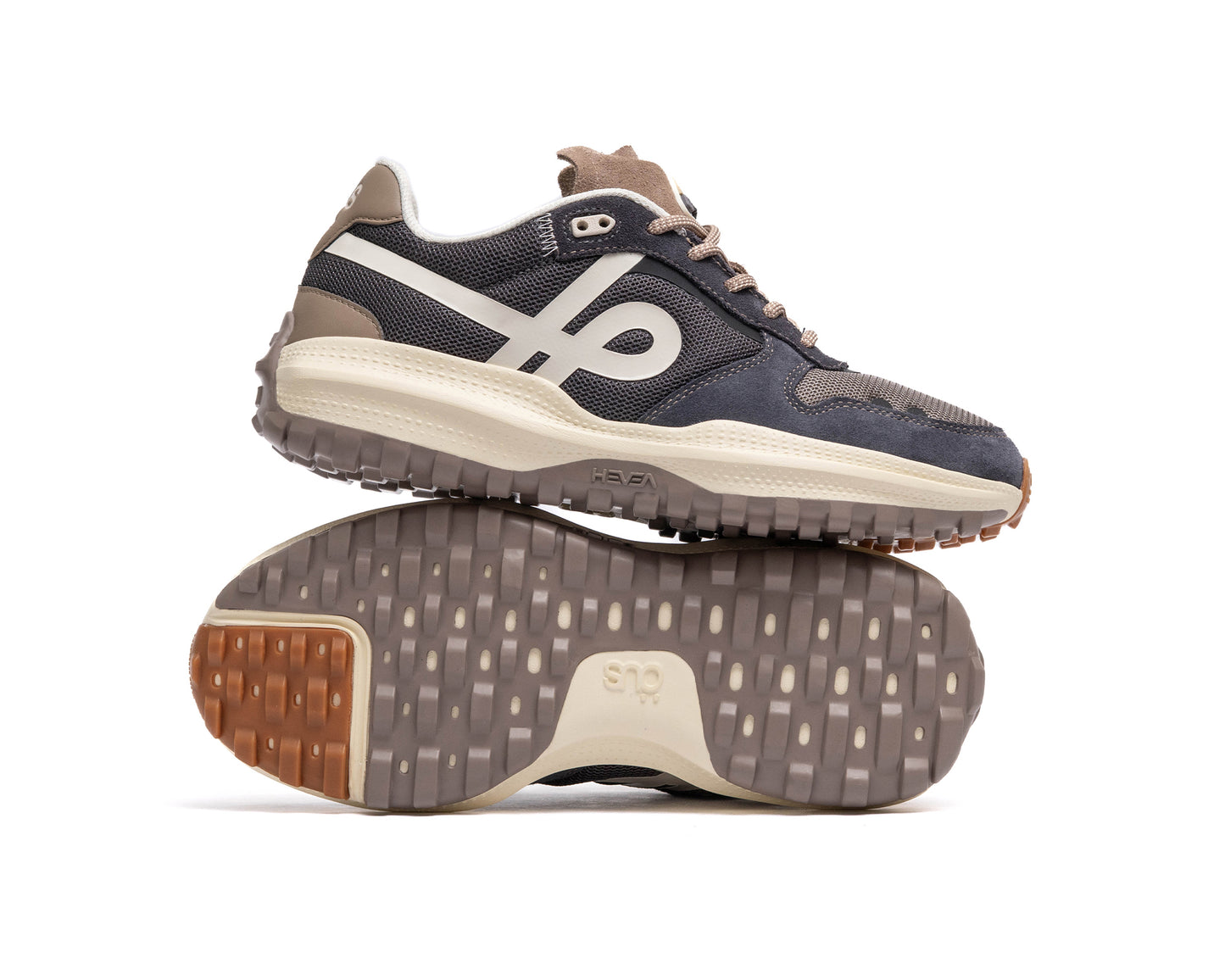 ZAPATILLAS ÖUS HEVEA DOTS CINZA CHANTILLY BEGE ESC OE