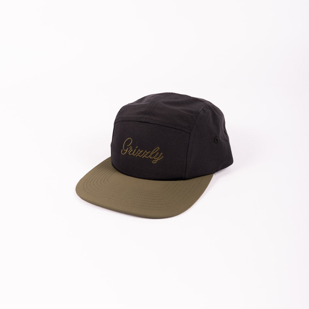 GORRA FIVE PANEL SCRIPT BLACK OLIVE