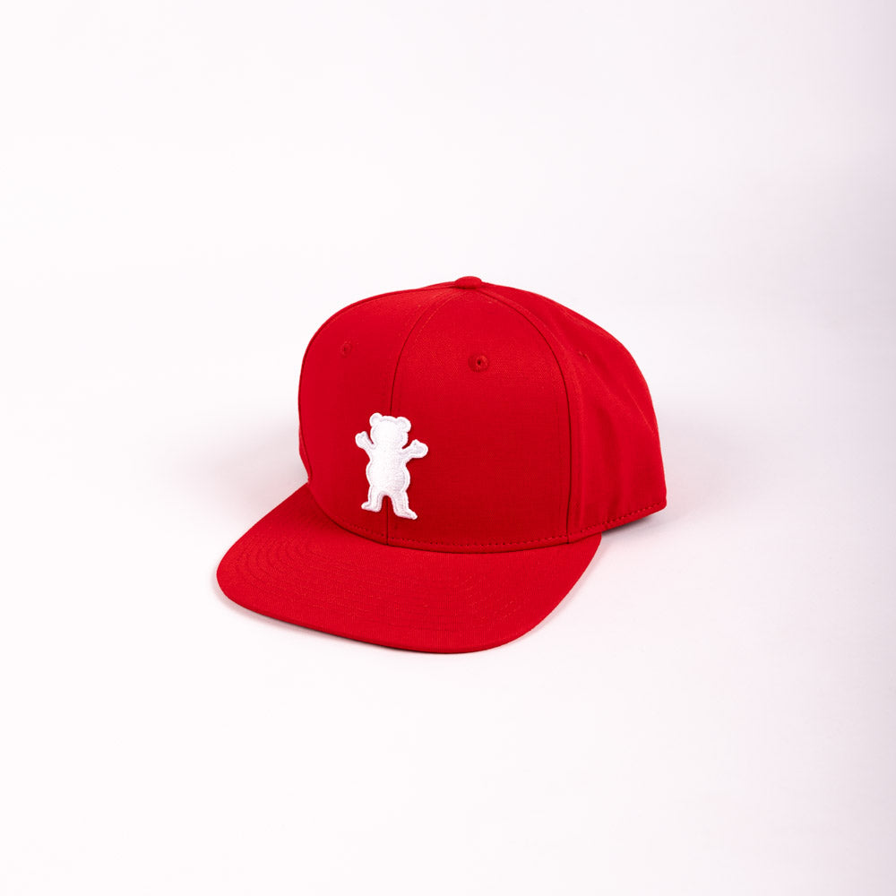 GORRA SNAPBACK OG BEAR RED WHITE