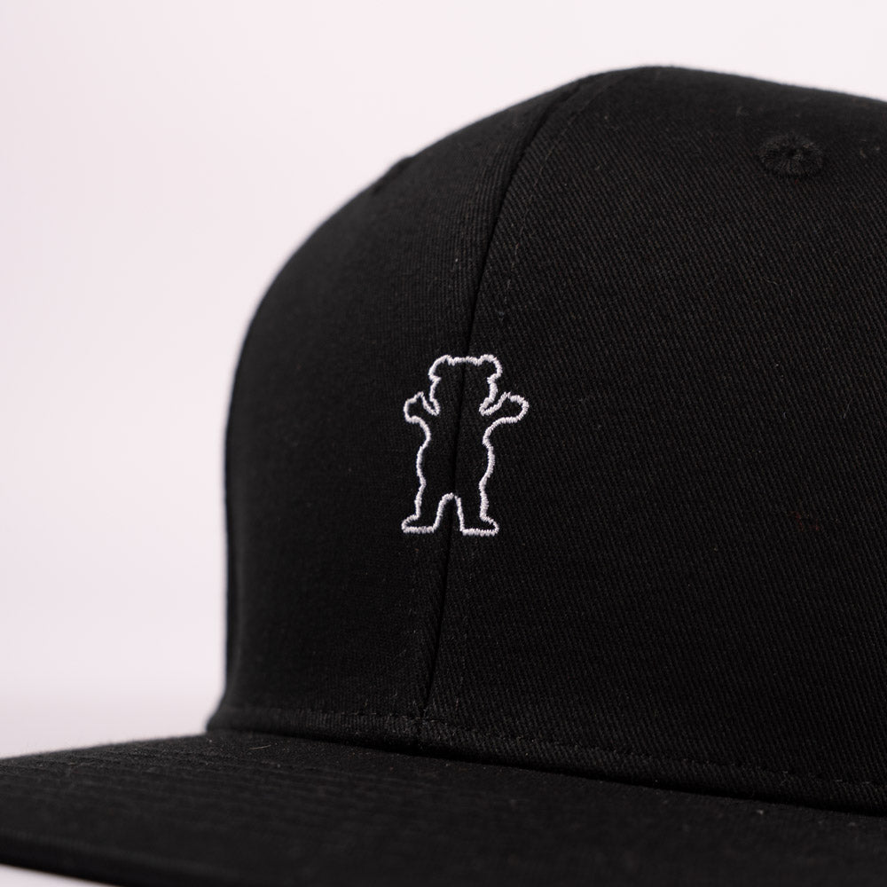 GORRA SNAPBACK OUTLINE OG MINI BEAR BLACK WHITE