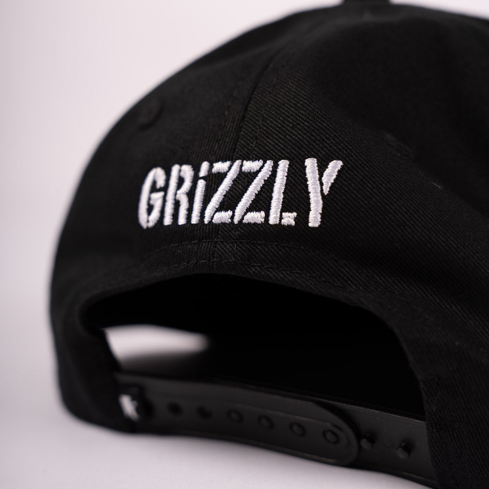 GORRA SNAPBACK OUTLINE OG MINI BEAR BLACK WHITE