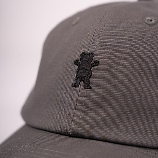 GORRA DAD HAT OG BEAR MINI GREY BLACK