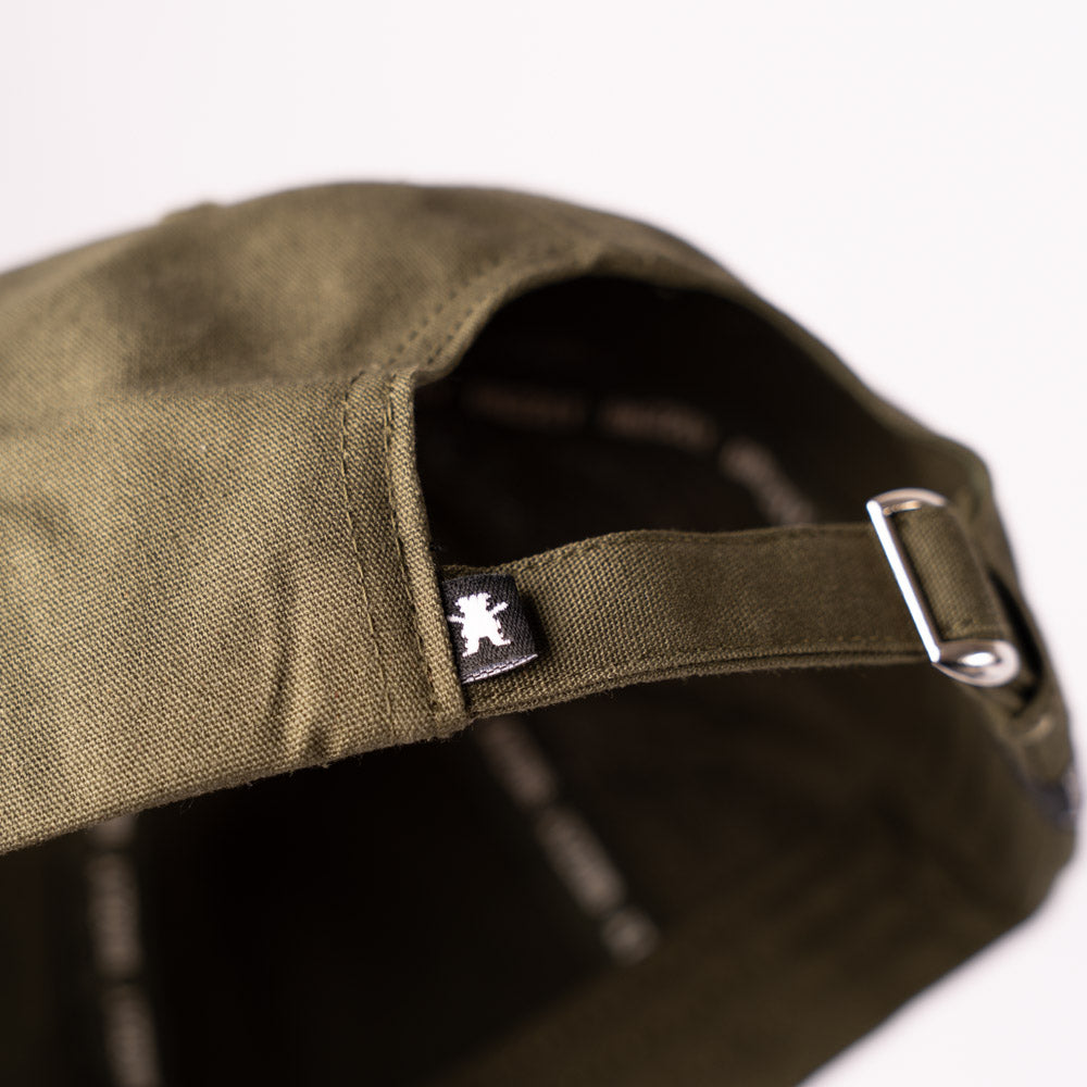 GORRA DAD HAT OUTLINE OG MINI BEAR OLIVE WHITE