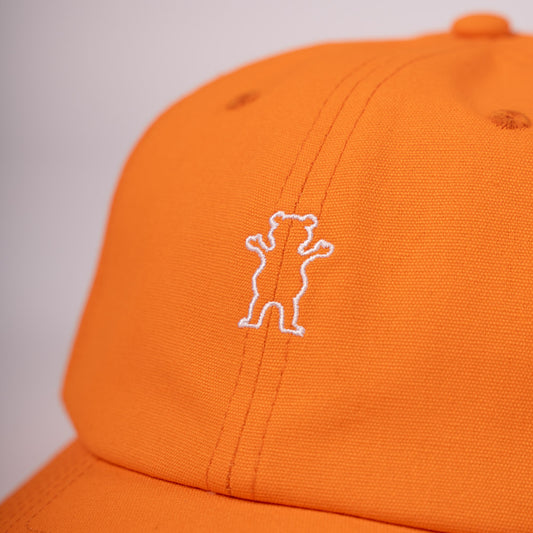 GORRA DAD HAT OUTLINE OG MINI BEAR ORANGE WHITE