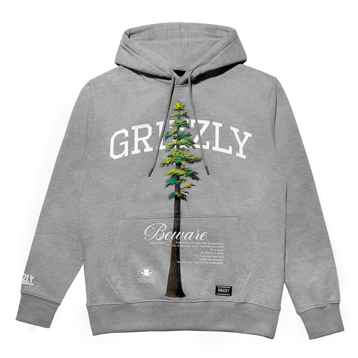 POLERON HOODIE TALLEST PINE GRIS