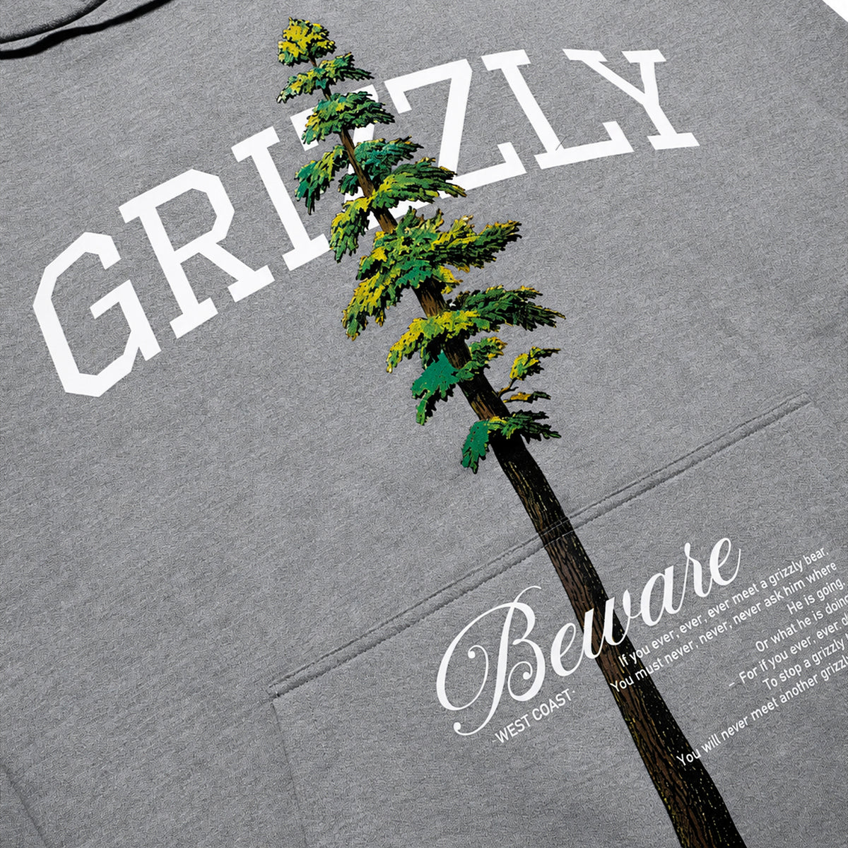 POLERON HOODIE TALLEST PINE GRIS