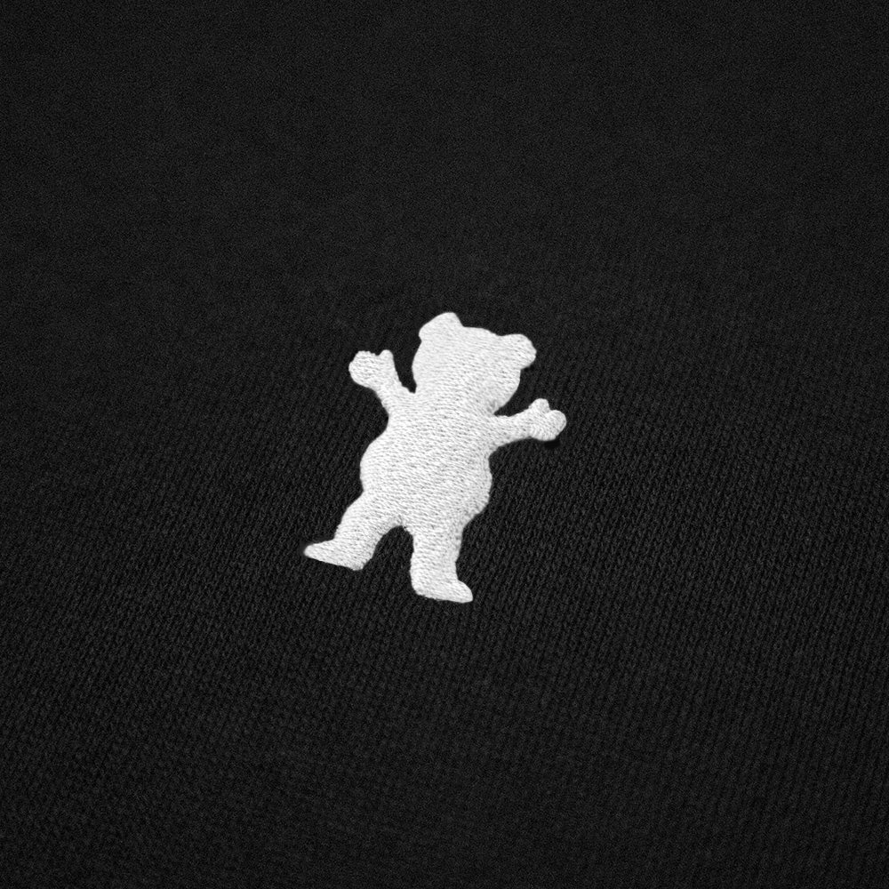 POLO EMBROIDERED OG BEAR BLACK