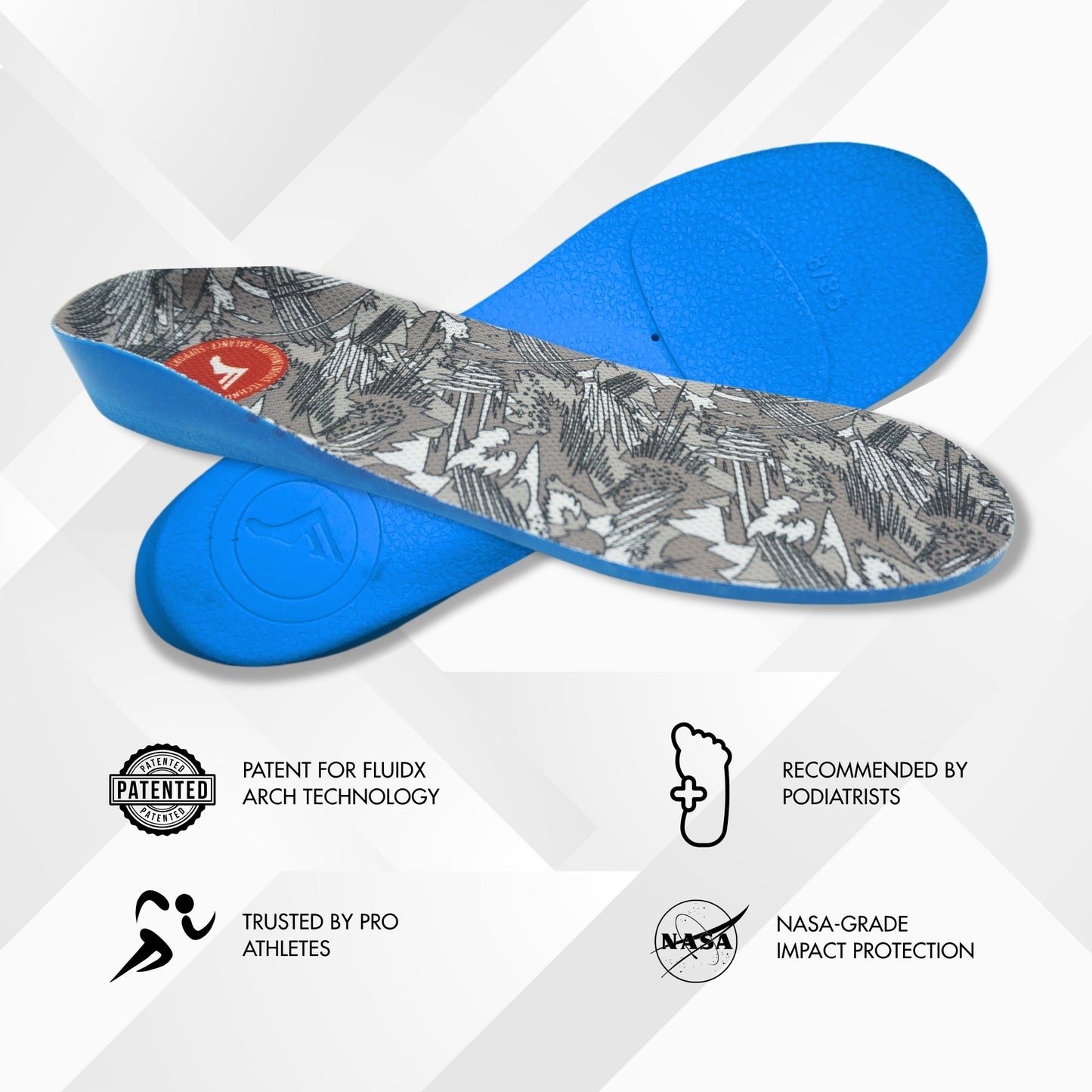 PLANTILLA KINGFOAM ORTHOTICS ELITE PRO WHITE CAMO
