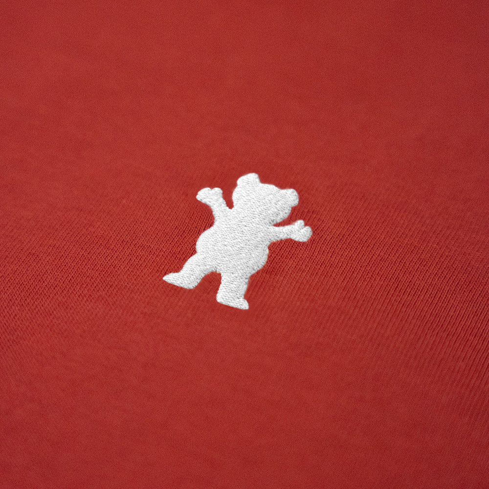 POLO EMBROIDERED OG BEAR RED